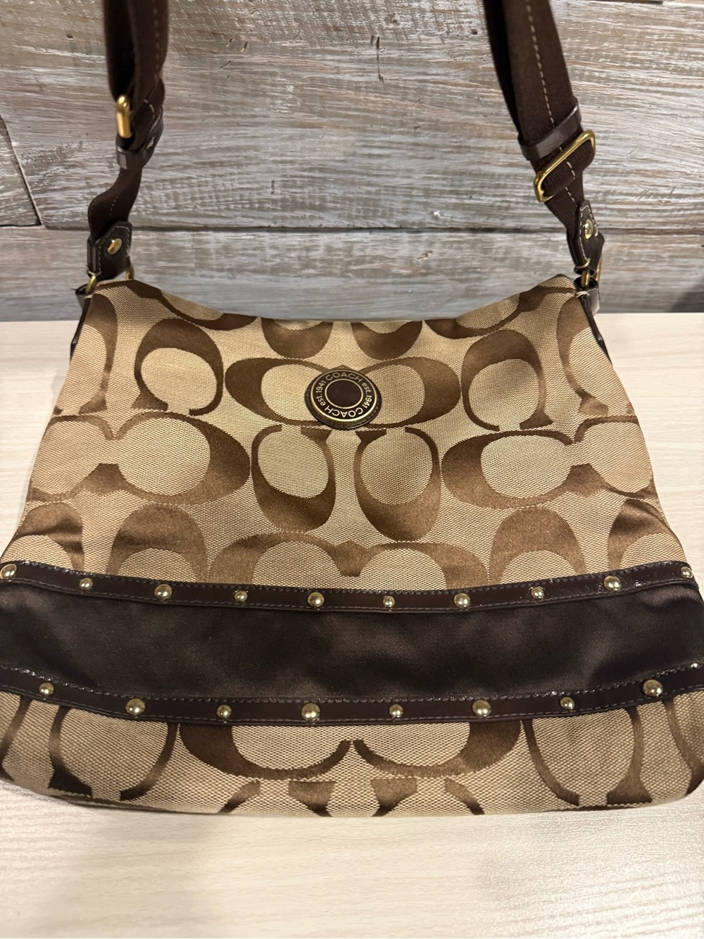 Coach signature purse - Picture 4 of 9
